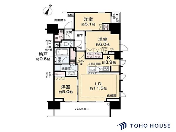 間取りを拡大表示