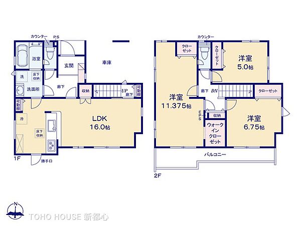 間取りを拡大表示