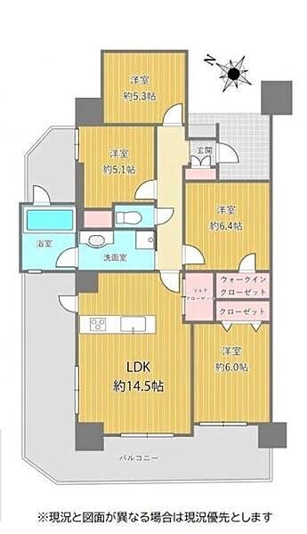 間取りを拡大表示