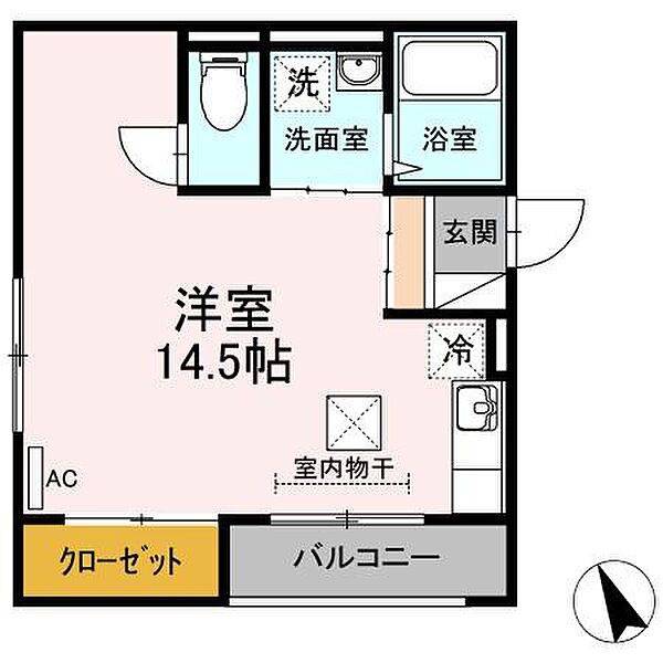 レセンテＳＦＫ　A棟 101｜鳥取県米子市道笑町３丁目(賃貸アパート1R・1階・35.31㎡)の写真 その2