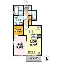 アールグレイ　B棟 103 ｜ 鳥取県米子市皆生新田１丁目3番34号（賃貸アパート1LDK・1階・41.09㎡） その2