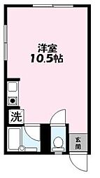 ルミエール ワンルームの間取図画像