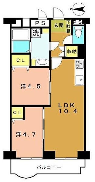 間取りを拡大表示