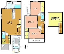 阪急京都本線 洛西口駅 徒歩18分