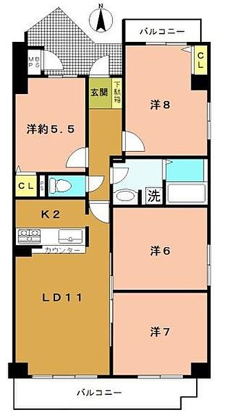 間取りを拡大表示
