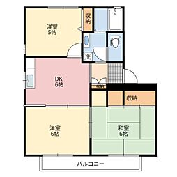 エミネンスC 3DKの間取図画像