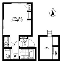 ＫＧヴィラ  ｜ 東京都中野区上高田２丁目（賃貸アパート1K・2階・18.48㎡） その2