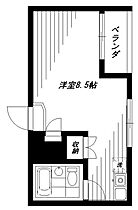 ブランシェ高円寺  ｜ 東京都中野区野方１丁目（賃貸マンション1R・3階・16.03㎡） その2