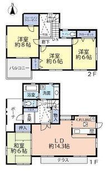 間取りを拡大表示