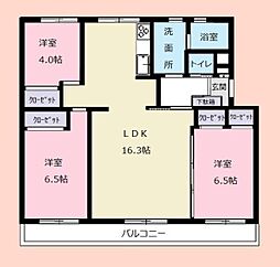 間取図画像 3LDK