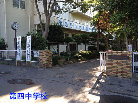 習志野市立第四中学校まで923m