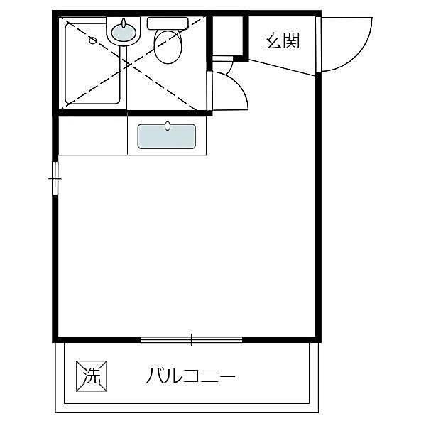 ベルビュー磯子 104｜神奈川県横浜市磯子区磯子２丁目(賃貸アパート1R・1階・13.20㎡)の写真 その2