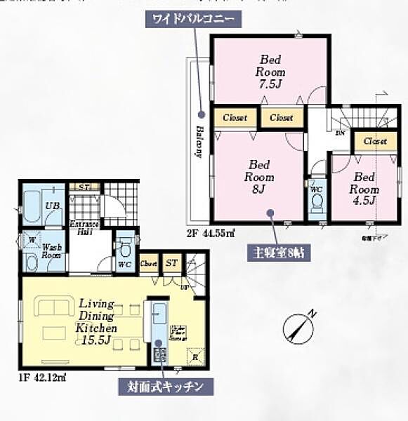間取りを拡大表示