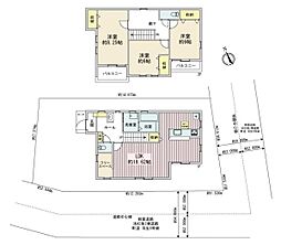 中古　日の出町大字大久野 3LDKの間取り