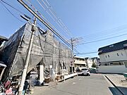 2026年2月初旬撮影。太陽光パネル設置住宅。ＺＥＨ水準。