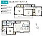 間取り：全室南向きの4LDK＆駐車場