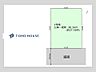 区画図：南東側4.5ｍ公道に面す。27.33坪の整形地。