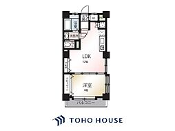 川口ファミリーマンション 1LDKの間取図画像