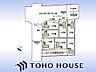 間取り：区画図：6号棟