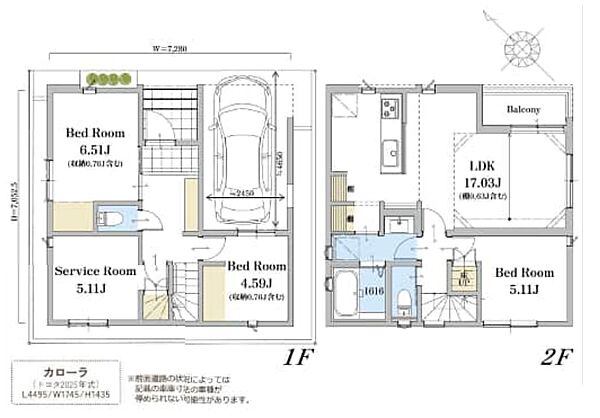 間取りを拡大表示