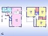 間取り：全居室6帖以上、収納付。