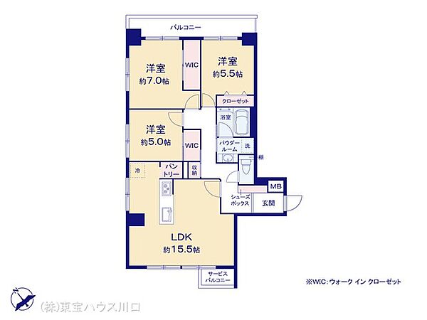 間取りを拡大表示