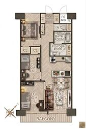マンハイム八潮 3LDKの間取図画像