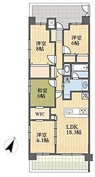 ライフレビュー町田パークフロント 4LDKの間取図画像