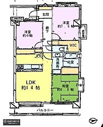 セレナハイム千葉椿森 3LDKの間取図画像