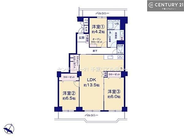 間取りを拡大表示