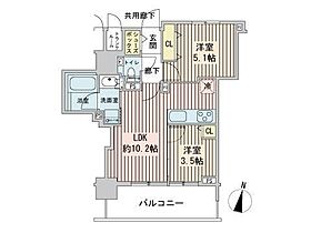 プレシス知事公館前WEST  ｜ 北海道札幌市中央区北一条西１６丁目1-49（賃貸マンション2LDK・13階・45.01㎡） その2