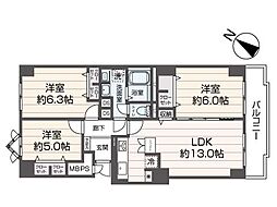 間取図画像 3LDK