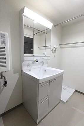 洗面化粧台は一...