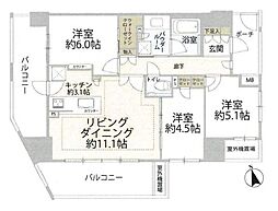 間取図画像 3LDK