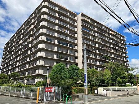 ゆったりしたマンション敷地内には、来客用駐車場も完備。公園も隣接しており、周辺には緑豊かな遊歩道などもあります。