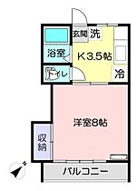 岡野ハイツ 103 ｜ 埼玉県坂戸市花影町10-5（賃貸アパート1K・1階・26.08㎡） その2