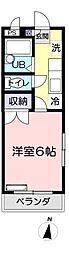 アーベイン元宿台 1Kの間取図画像