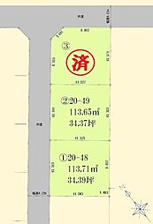 川越市鯨井新田　売地　全3区画