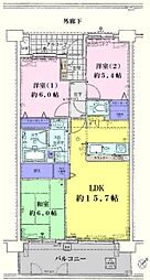 間取図画像 3LDK