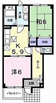 サンライト南城北Ｂ  ｜ 鳥取県鳥取市南安長１丁目（賃貸アパート2K・1階・45.77㎡） その2