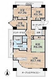 キャステージパーク4番街 4LDKの間取図画像