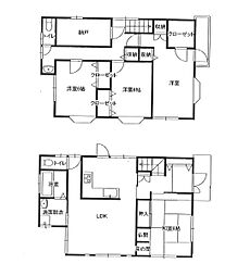 和歌山市松ケ丘2丁目　中古戸建 4LDKの間取り