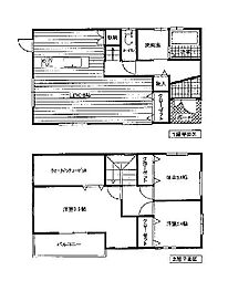 岩出市曽屋　中古戸建 3LDKの間取り