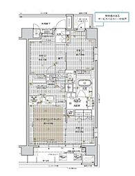 シャルマンフジ和歌山駅ステーションネクスト 3LDKの間取り
