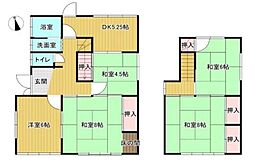 和歌山市打越町　中古戸建 5DKの間取り