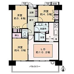 間取図画像 3LDK