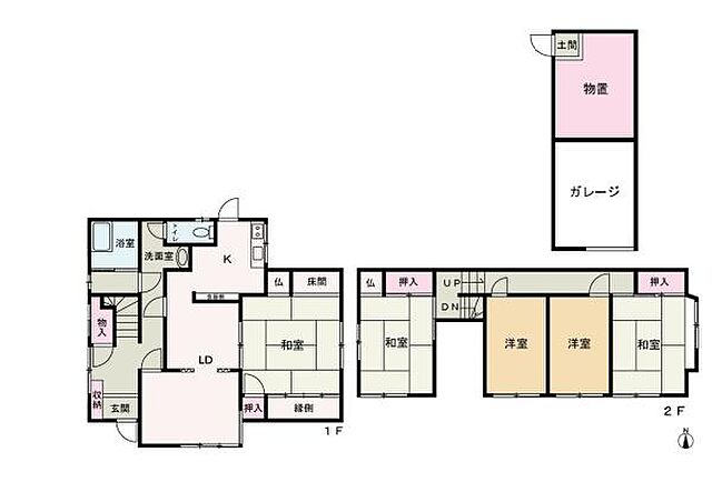 間取り 和歌山市日野