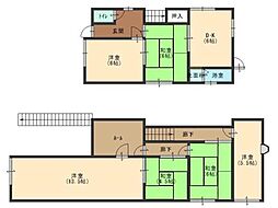 和歌山市栄谷　中古戸建 6DKの間取り