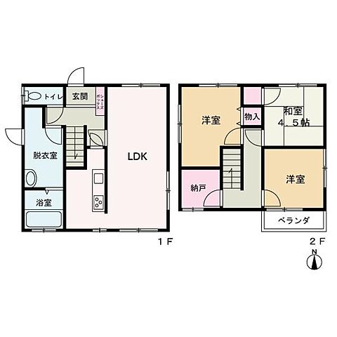 間取り 和歌山市川辺