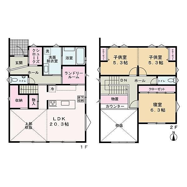 間取りを拡大表示